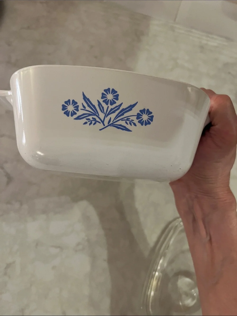 Vintage CorningWare Blue Cornflower Casserole Baking Dish 1 1/2 Quart with Lid